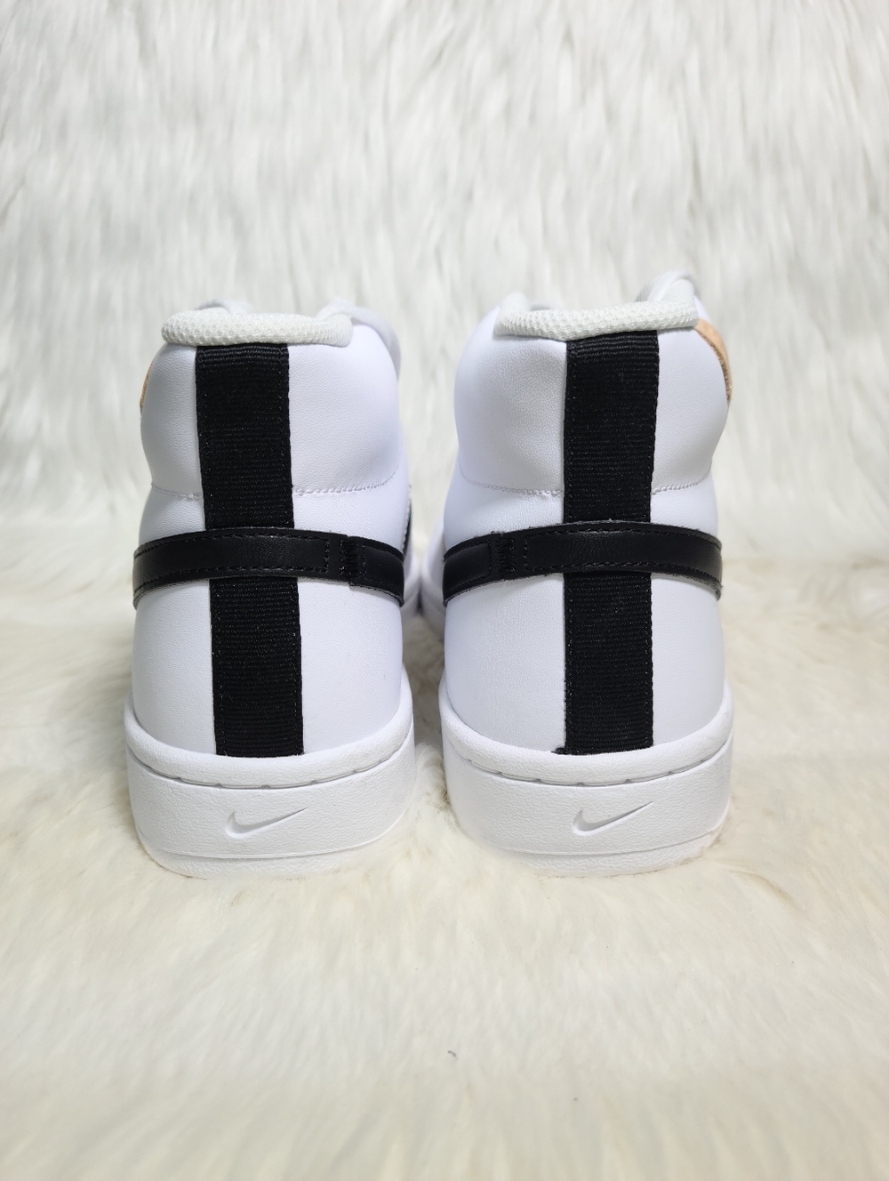 Nike Court Royale Mid White Black Onyx Men 9.5 NEW - Picture 3 of 7